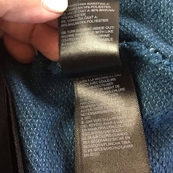 The North Face Blue Thermal Long Sleeve Sweatshirt Size Medium - Picture 11 of 11